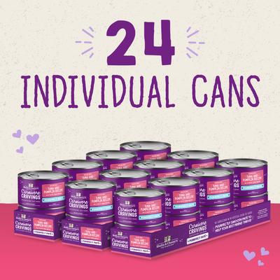 Show full view: Stella & Chewy's Purrfect Pate Tuna & Pumpkin Flavored Pate Wet Cat Food, 5.2-oz can, case of 24 slide 7 of 9