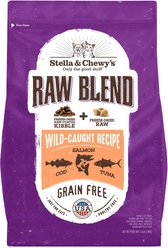 Stella & Chewy's Raw Blend Wild Caught Recipe Dry Cat Food, 2.5-lb bag