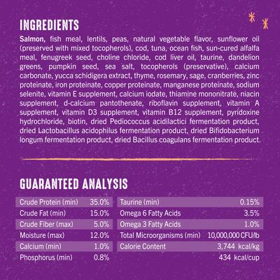 Show full view: Stella & Chewy's Raw Blend Wild Caught Recipe Dry Cat Food, 2.5-lb bag slide 4 of 10