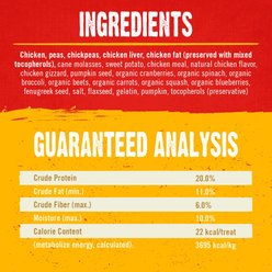 Stella & Chewy's Raw Coated Biscuits Cage-Free Chicken Recipe Freeze-Dried Grain-Free Dog Treats, 9-oz bag slide 2 of 7