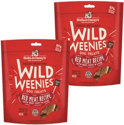 Stella & Chewy's Red Meat Wild Weenies Freeze-Dried Raw Dog Treats, 6.5-oz bundle