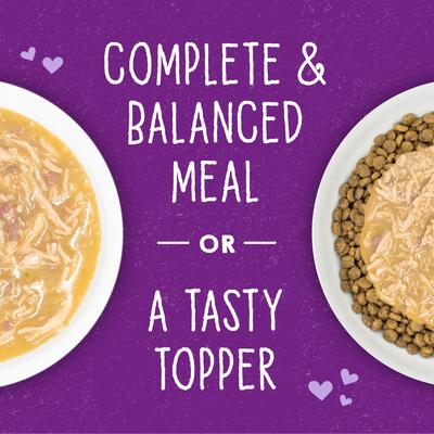 Show full view: Stella & Chewy's Savory Shreds Chicken & Beef Flavored Shredded Wet Cat Food, 5.2-oz can, case of 24 slide 6 of 9