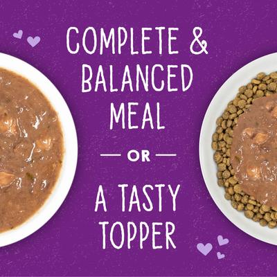 Show full view: Stella & Chewy's Savory Shreds Tuna & Salmon Flavored Shredded Wet Cat Food, 2.8-oz can, case of 24 slide 6 of 8