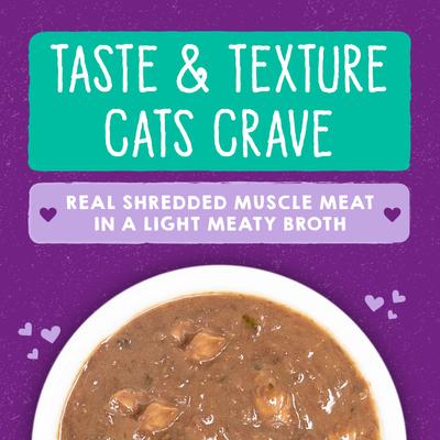 Show full view: Stella & Chewy's Savory Shreds Tuna & Salmon Flavored Shredded Wet Cat Food, 5.2-oz can, case of 24 slide 3 of 8