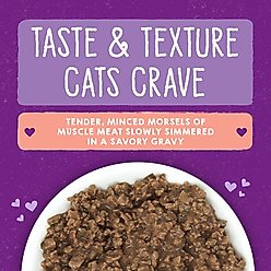 Stella & Chewy's Stella & Chewy's Carnivore Cravings Wild-Caught Tuna Flavored Minced Wet Cat Food, 2.8-oz can, case of 24 slide 2 of 7