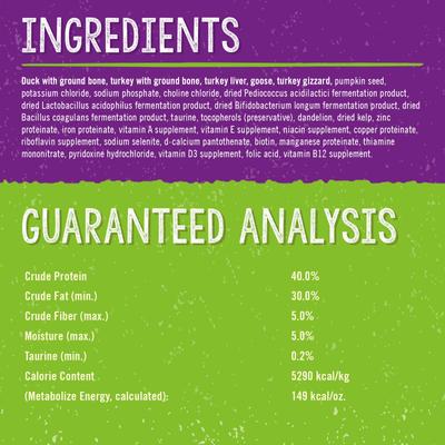 Show full view: Stella & Chewy's Stella's Solutions Digestive Boost Chicken + Duck Duck Goose Dinner Morsels Freeze-Dried Cat Food  slide 4 of 9