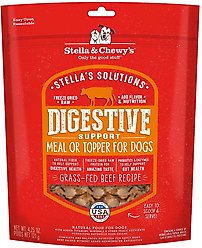 Stella & Chewy's Stella's Solutions Digestive Support Freeze-Dried Raw Grass-Fed Beef Dinner Morsels Dog Food, 4.25-oz bag