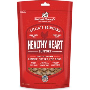Stella & Chewy's Stella's Solutions Healthy Heart Support Chicken Freeze-Dried Raw Dog Food, 13-oz bag