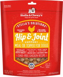 Stella & Chewy's Stella's Solutions Hip & Joint Boost Freeze-Dried Raw Cage-Free Chicken Dinner Morsels Dog Food, 4.25-oz bag