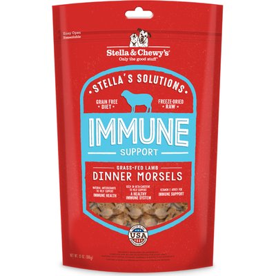 Stella & Chewy's Stella & Chewy's Stella's Solutions Immune Support Freeze-Dried Raw Grass-Fed Lamb Dinner Morsels Dog Food, 13-oz bag
