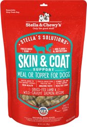 Stella & Chewy's Stella's Solutions Skin & Coat Support Freeze-Dried Raw Grass-Fed Lamb & Wild-Caught Salmon Dinner Morsels Dog Food, 13-oz bag