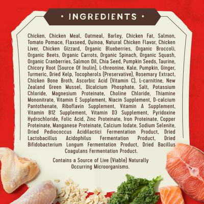 Show full view: Stella & Chewy's SuperBlends Raw Coated Wholesome Grains Puppy Cage-Free Chicken & Wild-Caught Salmon Recipe with Superfoods Dry Dog Food, 21-lb bag slide 9 of 11