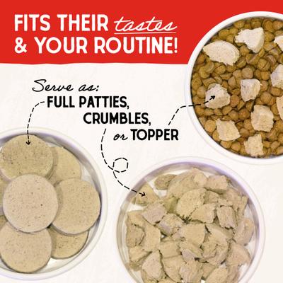 Show full view: Stella & Chewy's Tantalizing Turkey Dinner Patties Freeze-Dried Raw Dog Food, 28-oz bundle slide 5 of 13