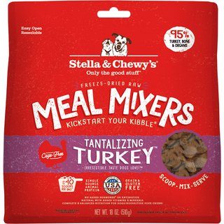Stella & Chewy's Tantalizing Turkey Meal Mixers Freeze-Dried Raw Dog Food Topper, 18-oz bag slide 1 of 9