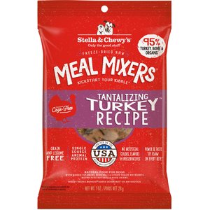 Stella & Chewy's Tantalizing Turkey Meal Mixers Freeze-Dried Raw Dog Food Topper, 1-oz bag