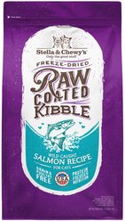 Stella & Chewy's Wild Caught Salmon Flavored Raw Coated Dry Cat Food, 10-lb bag