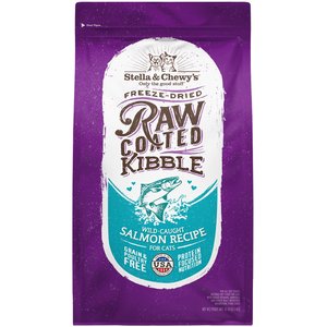 Stella & Chewy's Wild Caught Salmon Flavored Raw Coated Dry Cat Food