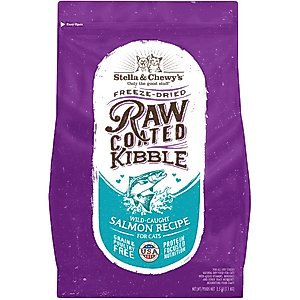 Stella & Chewy's Wild Caught Salmon Flavored Raw Coated Dry Cat Food, 2.5-lb bag