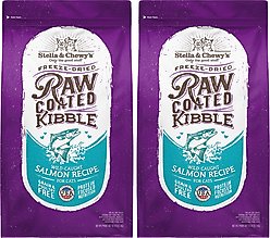 Stella & Chewy's Wild Caught Salmon Flavored Raw Coated Dry Cat Food, 20-lb bundle