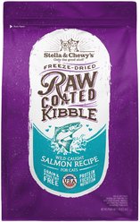 Stella & Chewy's Wild Caught Salmon Flavored Raw Coated Dry Cat Food, 5-lb bag