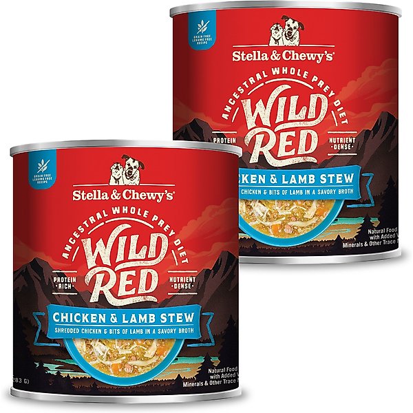 Stella & Chewy's Wild Red Grain-Free Chicken & Lamb Stew Wet Dog Food