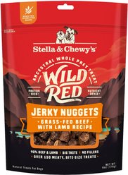 Stella & Chewy's Wild Red Jerky Nuggets Beef & Lamb Recipe Grain-Free Dog Treats, 6-oz bag