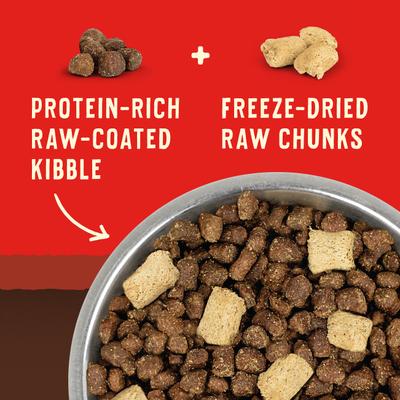 Stella & Chewy's Wild Red Raw Blend Kibble Grain-Free Red Meat Recipe Dry Dog Food