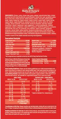 Show full view: Stella & Chewy's Wild Red Raw Blend Kibble Wholesome Grains Prairie Recipe Dry Food + Wild Red Variety Pack Wet Dog Food slide 5 of 9