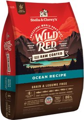Stella & Chewy's Wild Red Raw Coated Kibble Grain-Free Ocean Recipe Dry Dog Food, 21-lb bag