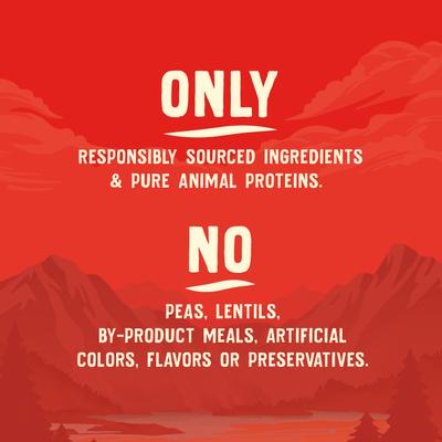 Show full view: Stella & Chewy's Wild Red Raw Coated Kibble Grain-Free Prairie Recipe Dry Dog Food, 21-lb bag slide 10 of 12