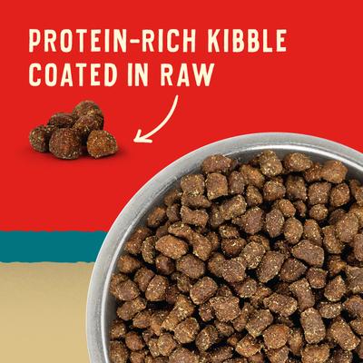 Show full view: Stella & Chewy's Wild Red Raw Coated Kibble Wholesome Grains Ocean Recipe Dry Dog Food, 21-lb bag slide 4 of 12