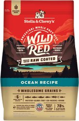 Stella & Chewy's Wild Red Raw Coated Kibble Wholesome Grains Ocean Recipe Dry Dog Food, 3.5-lb bag slide 1 of 9
