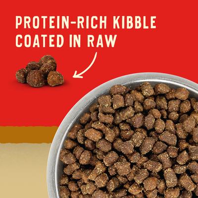 Show full view: Stella & Chewy's Wild Red Raw Coated Kibble Wholesome Grains Prairie Recipe Dry Dog Food, 21-lb bag slide 4 of 12