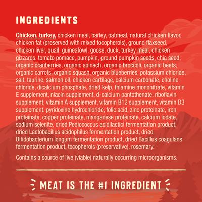 Show full view: Stella & Chewy's Wild Red Raw Coated Kibble Wholesome Grains Prairie Recipe Dry Dog Food, 21-lb bag slide 6 of 12