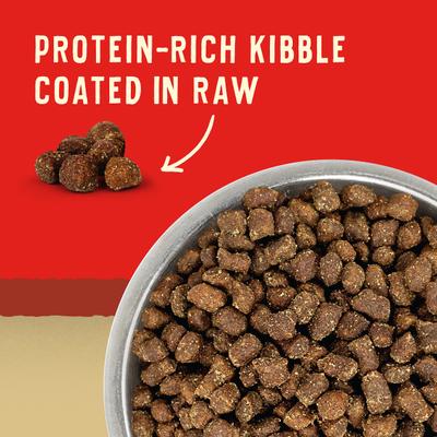 Show full view: Stella & Chewy's Wild Red Raw Coated Kibble Wholesome Grains Red Meat Recipe Dry Dog Food, 21-lb bag slide 4 of 12