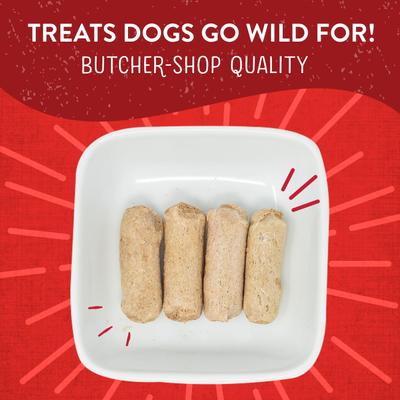 Show full view: Stella & Chewy's Wild Weenies Bac'n Me Crazy Recipe Freeze-Dried Raw Dog Treats, 11-oz bag slide 3 of 10