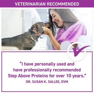 Show full view: Step Above Proteins Natural Pork Collagen Gelatin Protein Dog Supplement, 26-oz bottle slide 6 of 7