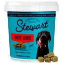 Stewart Beef Liver Single Ingredient Freeze-Dried Raw Dog Treats, 14-oz tub