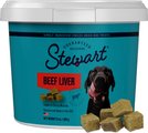Stewart Beef Liver Single Ingredient Freeze-Dried Raw Dog Treats, 21-oz tub