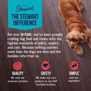 Stewart Beef Liver Single Ingredient Freeze-Dried Raw Dog Treats, 21-oz tub