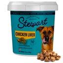 Stewart Chicken Liver Single Ingredient Freeze-Dried Raw Dog Treats, 11.5-oz tub