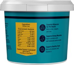 Stewart Chicken Liver Single Ingredient Freeze-Dried Raw Dog Treats, 16.8-oz tub slide 2 of 9
