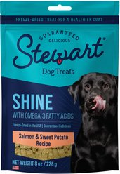Stewart Shine Salmon & Sweet Potato Recipe Grain-Free Freeze-Dried Dog Treat, 8-oz bag