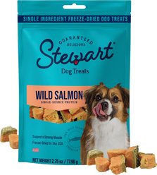 Stewart Wild Salmon Single Ingredient Freeze-Dried Raw Dog Treats, 2.75-oz bag slide 1 of 9