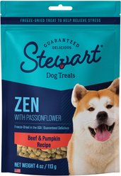 Stewart Zen Beef & Pumpkin Recipe Grain-Free Freeze-Dried Dog Treat, 4-oz bag