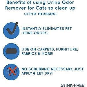 Stink Free Cat Urine & Odor Remover, 32-fl oz bottle
