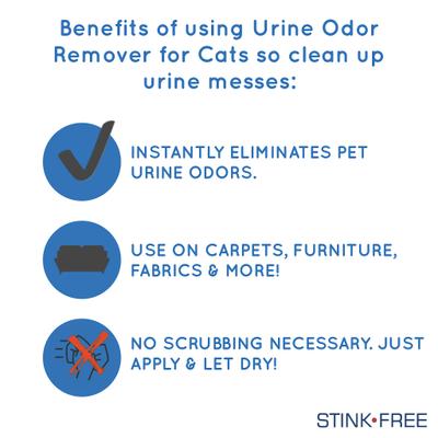 Show full view: Stink Free Cat Urine & Odor Remover, 32-fl oz bottle slide 3 of 8