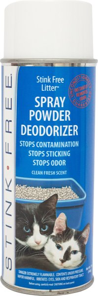 Stink Free Litter &amp; Litter Box Spray Powder
