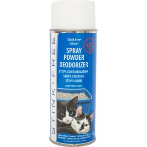 Stink Free Litter & Litter Box Spray Powder, 12-fl oz bottle