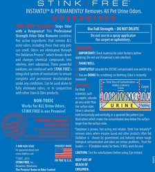 Stink Free Pet Urine & Odor Remover, 128-fl oz bottle slide 2 of 2